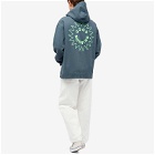 Good Morning Tapes Men's Sun Logo Popover Hoodie in Abyss