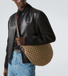 Gucci Gucci B GG Canvas Medium shoulder bag