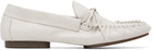 A.P.C. White 'Les Mocassins Souples' Loafers