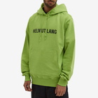 Helmut Lang Men's Logo Popover Hoody in Parrot