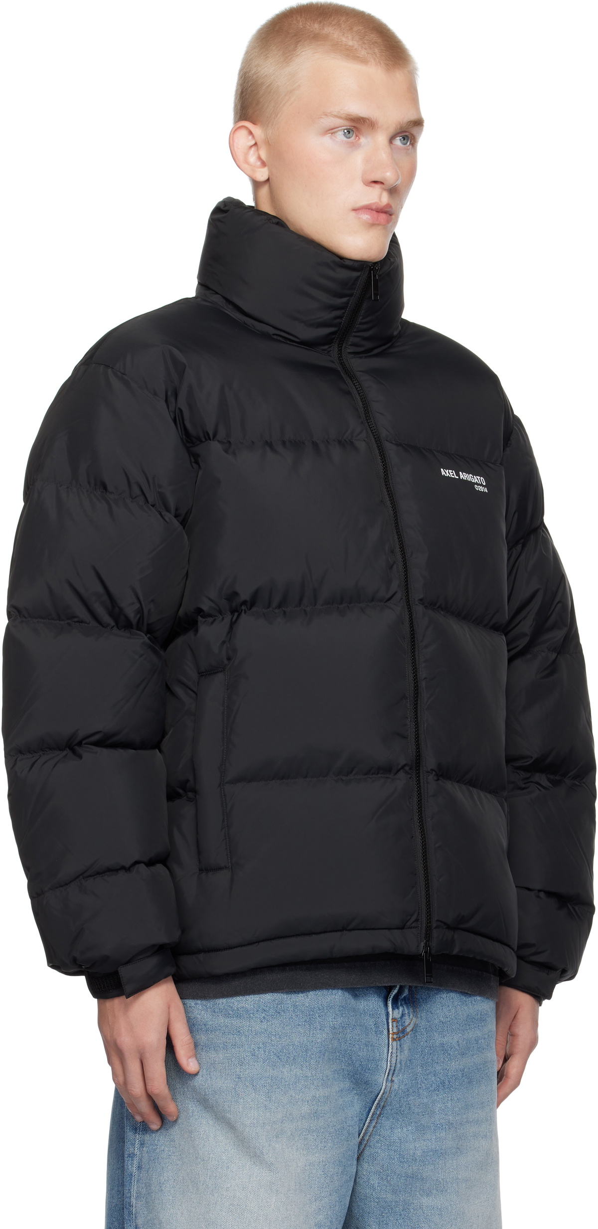 Axel Arigato Black Observer Puffer Down Jacket Axel Arigato