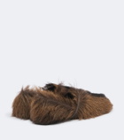 Lemaire Shearling slip-on shoes
