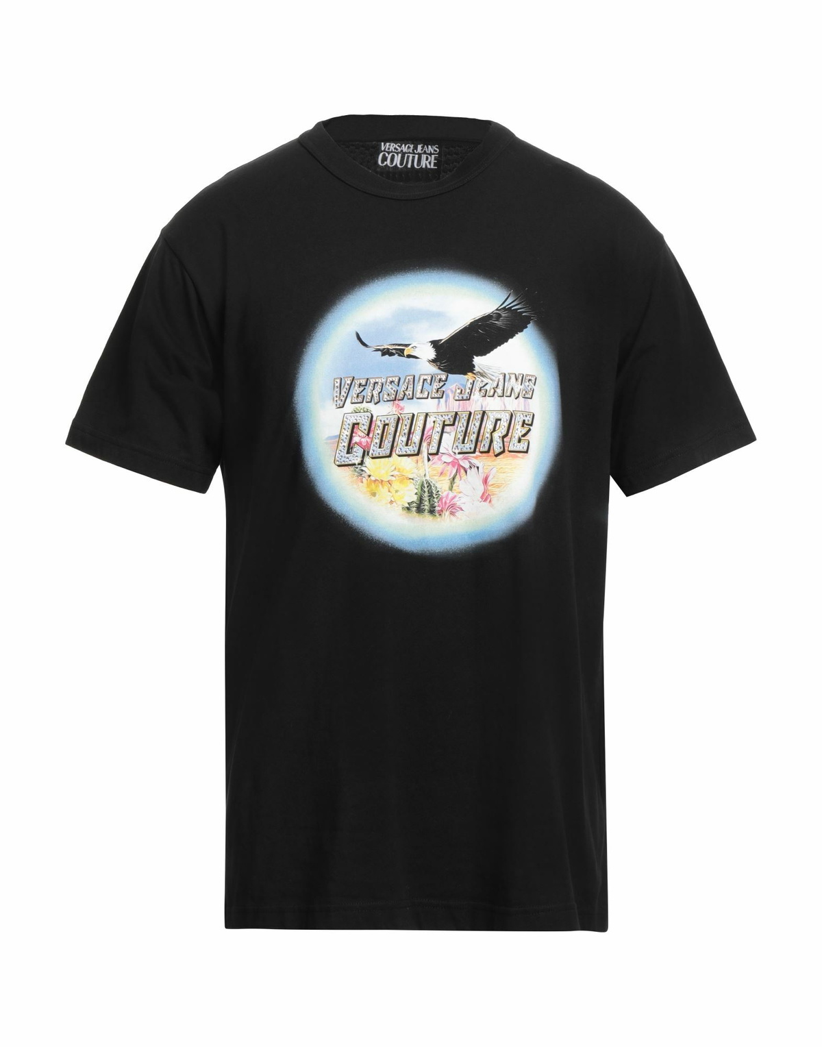 Versace Jeans Couture Mens T-shirt in Black
