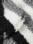 Beams Plus - Fleece-Jacquard Cardigan - Black