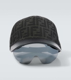 Fendi FF baseball cap with sunglasses