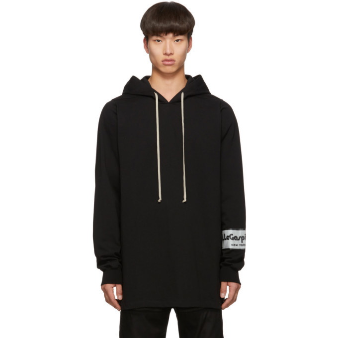 Photo: Rick Owens Black Patch Hoodie