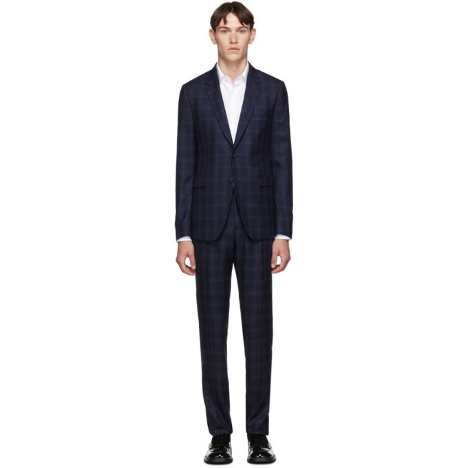 Photo: Paul Smith Blue Wool Check Suit