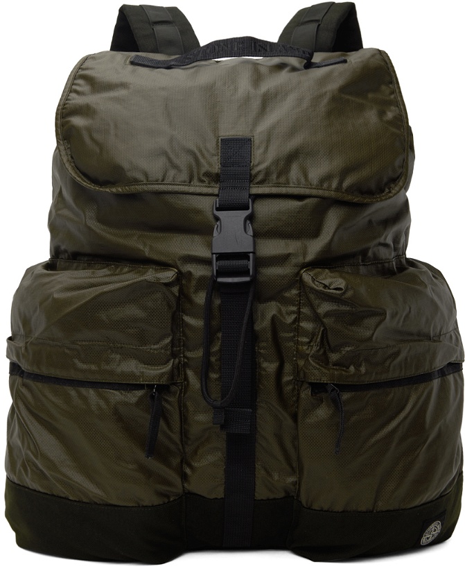 Photo: Stone Island Green Patch Backpack