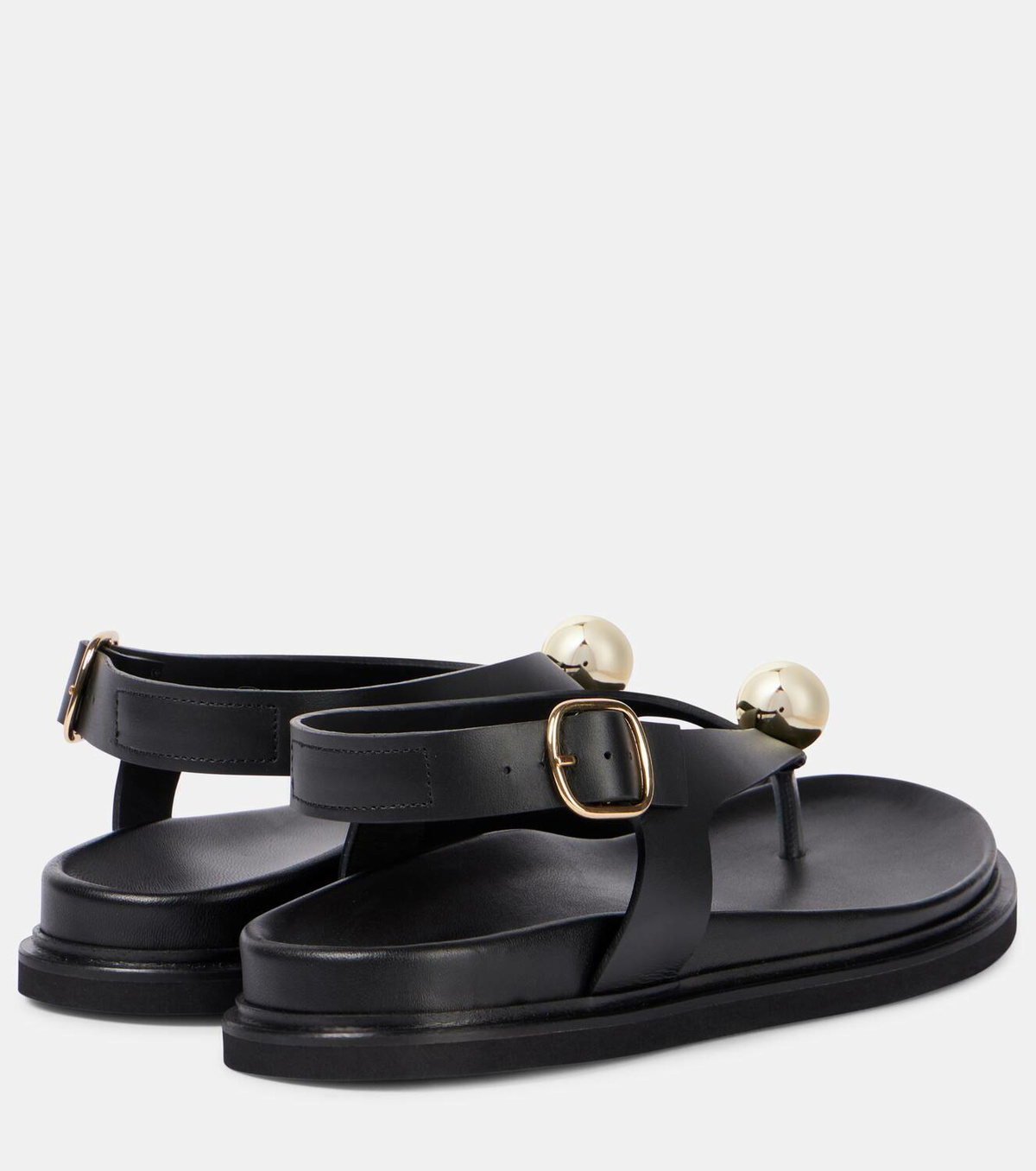 Souliers Martinez Spiaggia embellished leather sandals