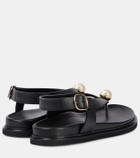 Souliers Martinez Spiaggia embellished leather sandals