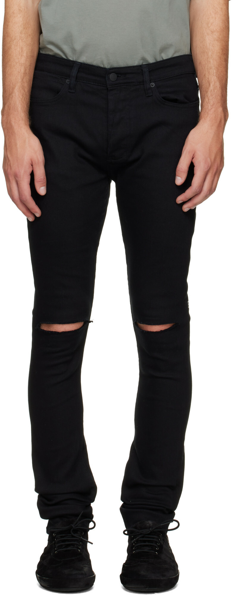 Ksubi Black Van Winkle Ace Slice Jeans