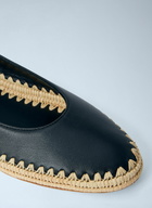 Max Mara Leather Espadrille Flats