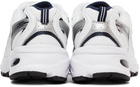 New Balance White & Navy 530 Sneakers