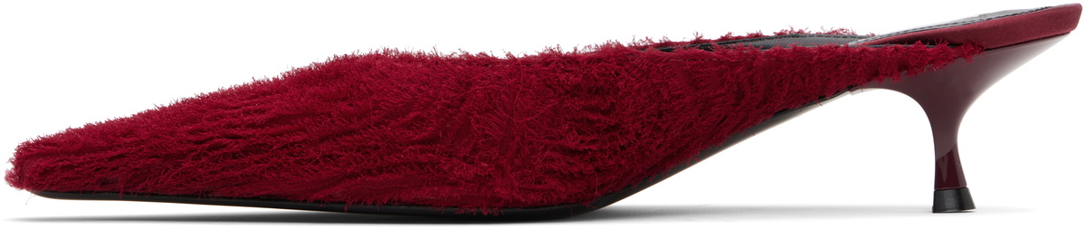 Victoria Beckham Red Sloan Mules
