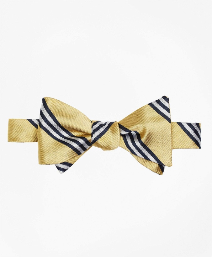 Photo: Brooks Brothers Men's Rep Bow Tie | Gold