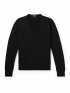 TOM FORD - Slim-Fit Cashmere and Silk-Blend Sweater - Black