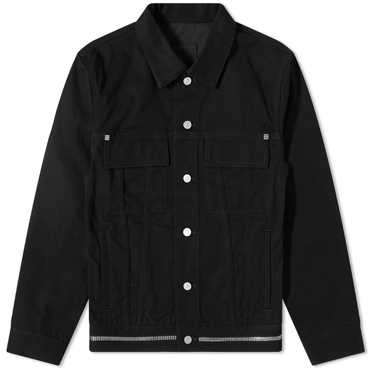 Photo: Givenchy 4G Zip Denim Jacket