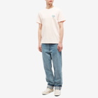 A.P.C. Men's New Raymond Embroidered Logo T-Shirt in Pale Pink