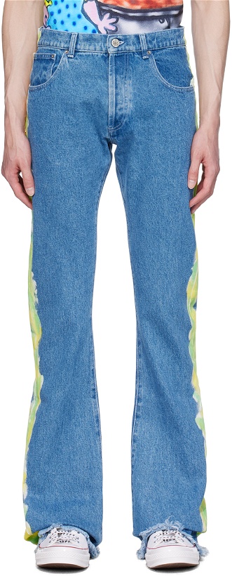 Photo: Sky High Farm Workwear Blue Quil Lemons Edition Jeans
