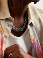 Off-White - Silver-Tone Chain Necklace