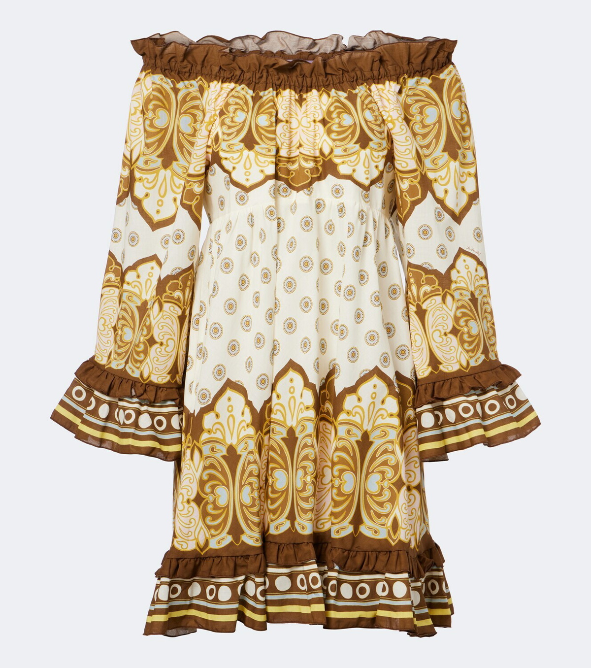 La DoubleJ Placée printed cotton minidress