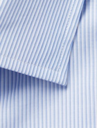 ETRO - Striped Cotton Shirt - Blue