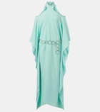 Taller Marmo Mambo halterneck belted kaftan