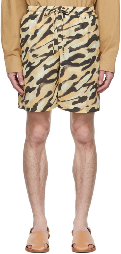 Photo: Nanushka Beige Doxxi Shorts