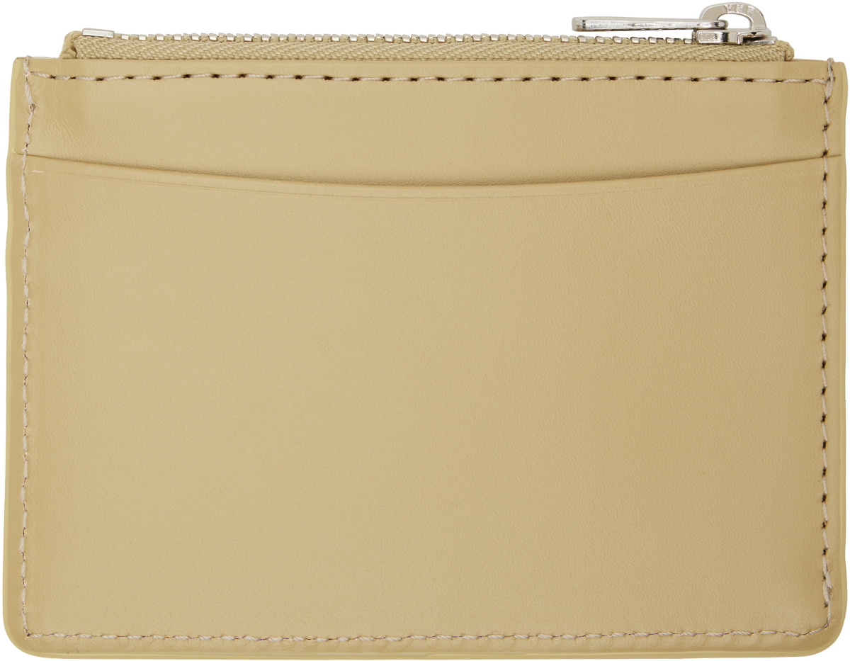 A.P.C. Beige Paris Card Holder