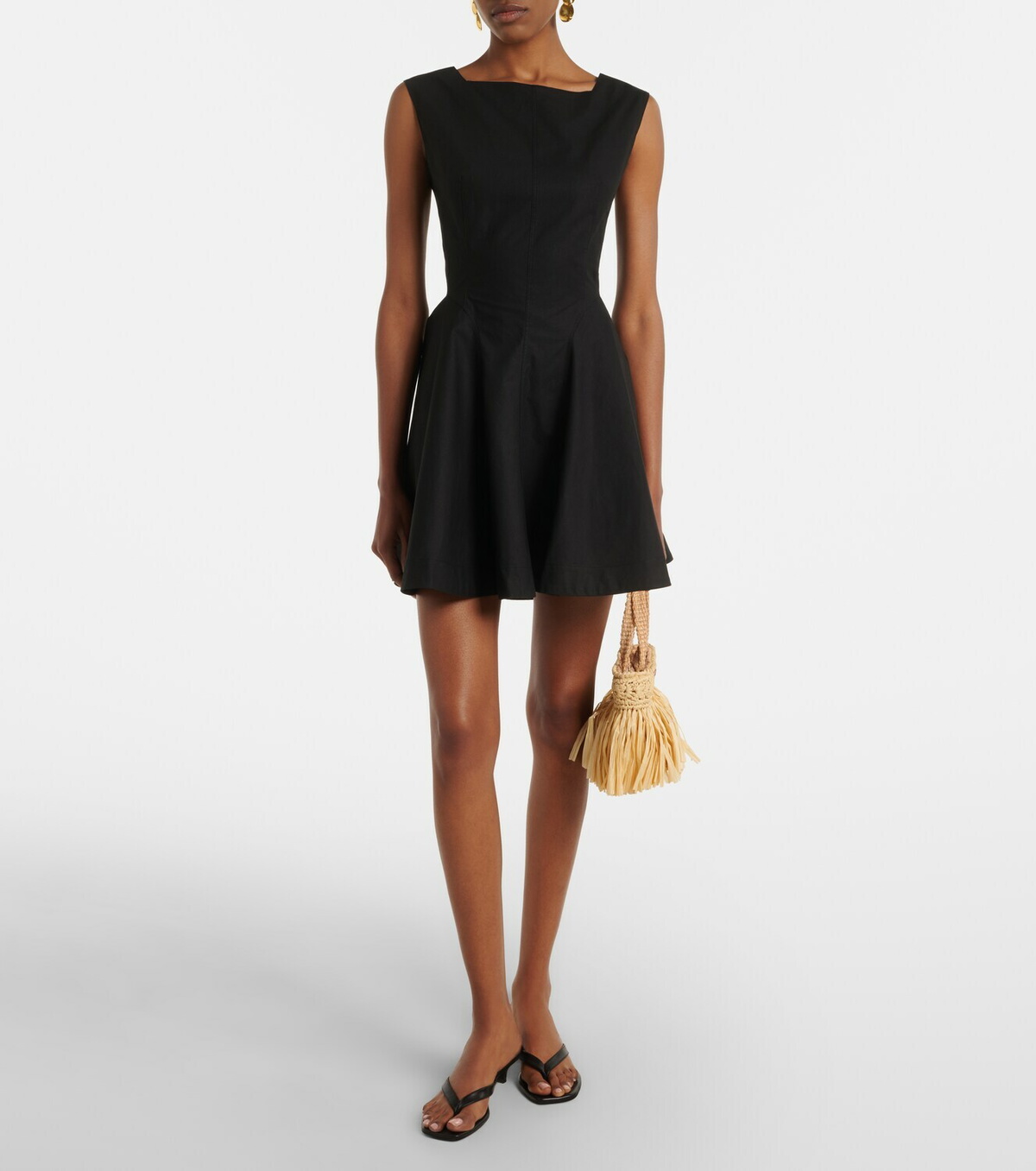 Dôen Riviette cotton poplin minidress
