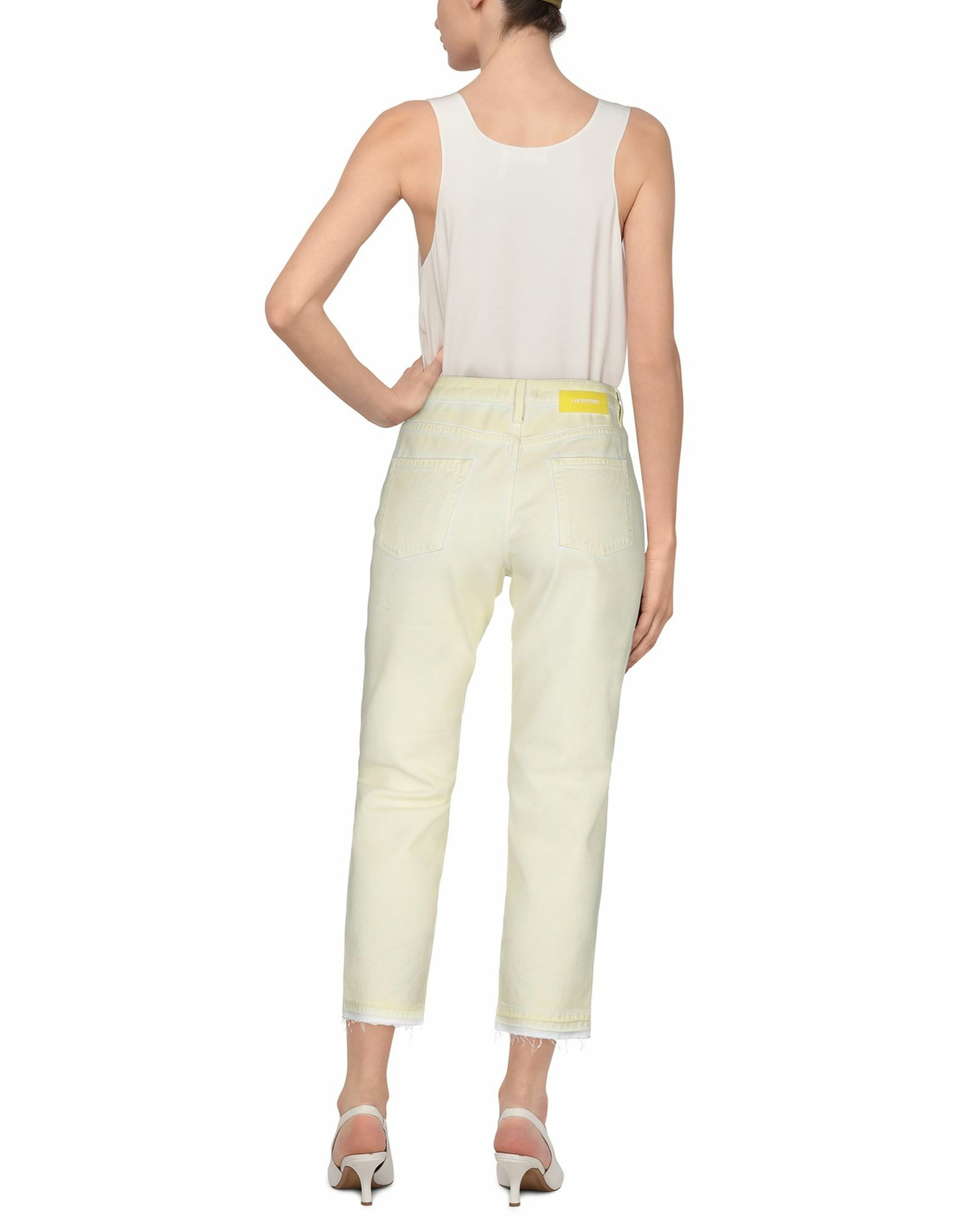 Pt Torino Womens Jeans in Yellow