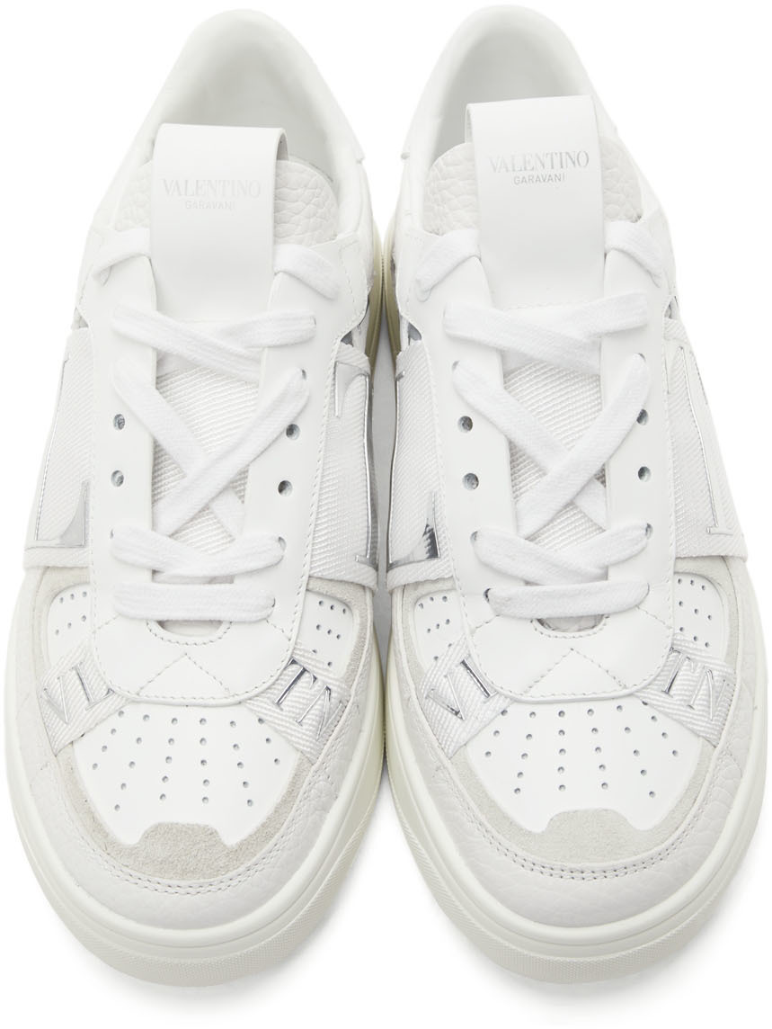 スニーカー VALENTINO VLTN SNEAKERS Valentino Garavani White 'VLTN' Band Low Sneakers Valentino