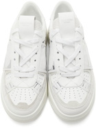 Valentino Garavani White 'VLTN' Band Low Sneakers
