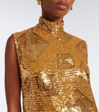 Taller Marmo Miami sequined gown