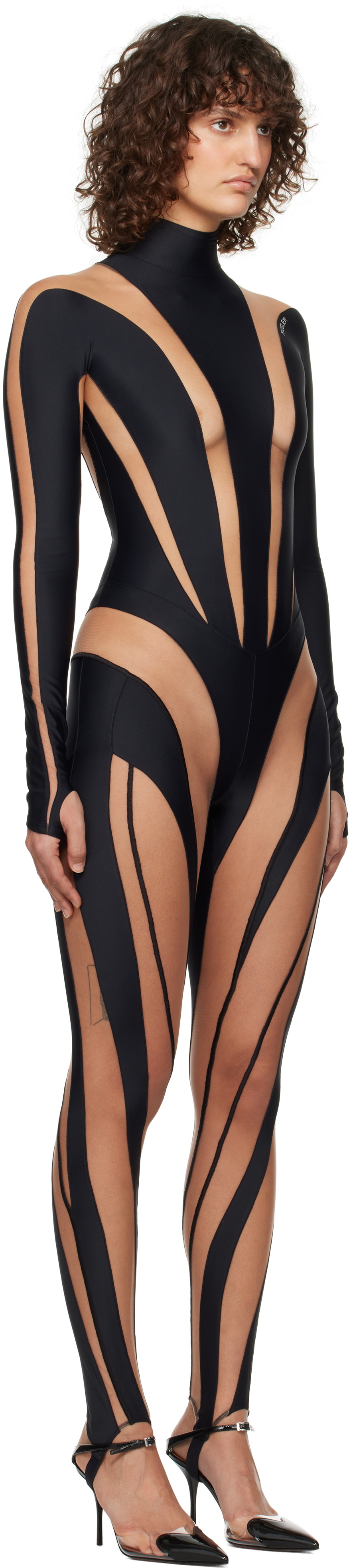 レア【美品】Mugler X  シアーメッシュロンググローブ XS レア【美品】Mugler X シアーメッシュロンググローブ XS レア【美品