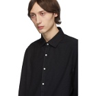Eidos Black Classic Button-Down Shirt