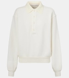Citizens of Humanity Remi cotton-blend fleece polo sweatshirt