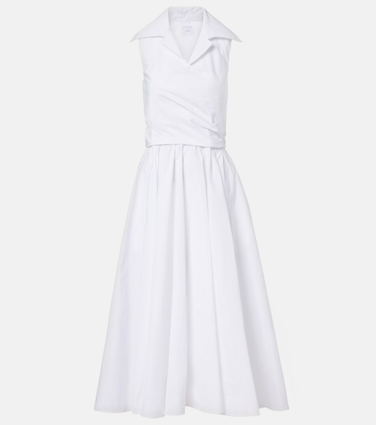Patou Gathered midi dress