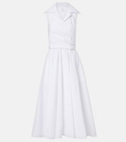 Patou Gathered midi dress