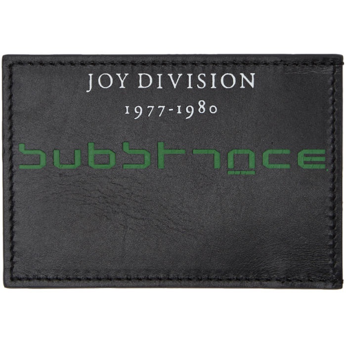 Photo: Raf Simons Black Joy Division Substance Card Holder 