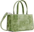 Puppets and Puppets Green Small Jeweled Cookie Bag