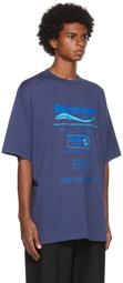 Balenciaga Navy Dry Cleaning T-Shirt