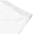 Hanro - Two-Pack Cotton-Blend Boxer Briefs - White