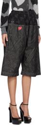 Vivienne Westwood Black Kung Fu Shorts