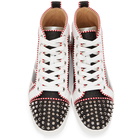 Christian Louboutin Multicolor Printed Lou Spikes Sneakers