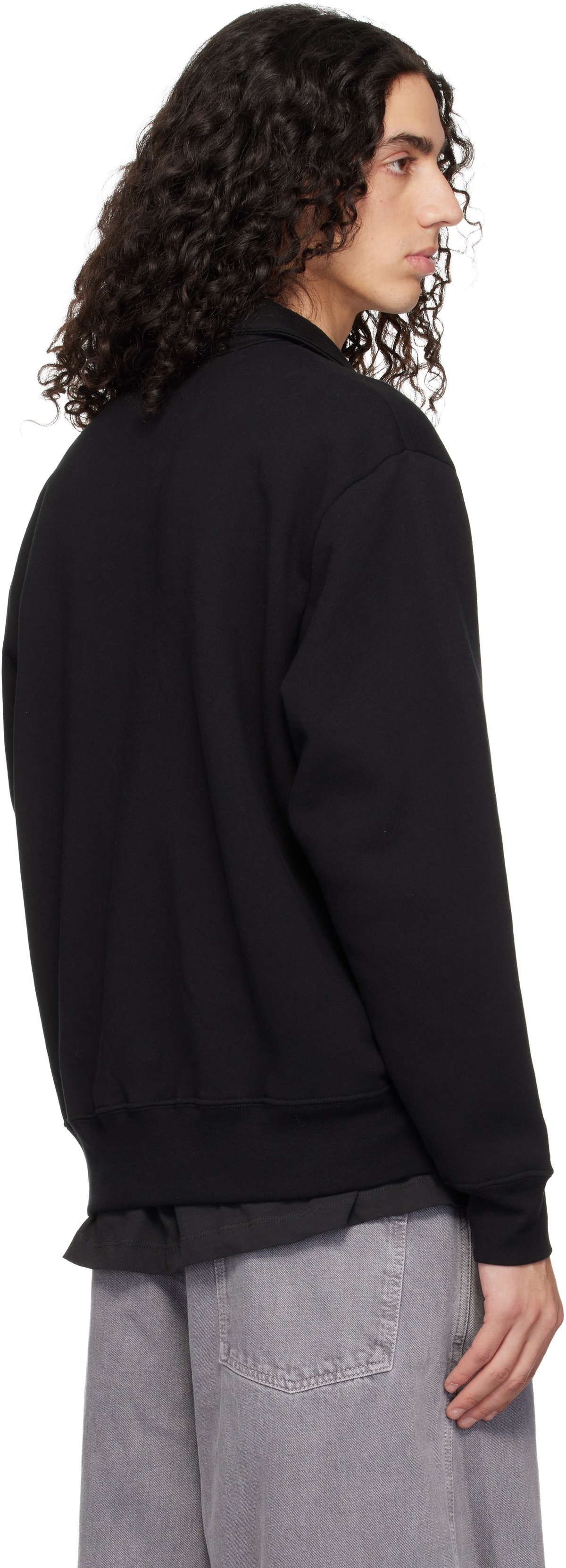 Lady White Co. Black Quarter Zip Sweatshirt