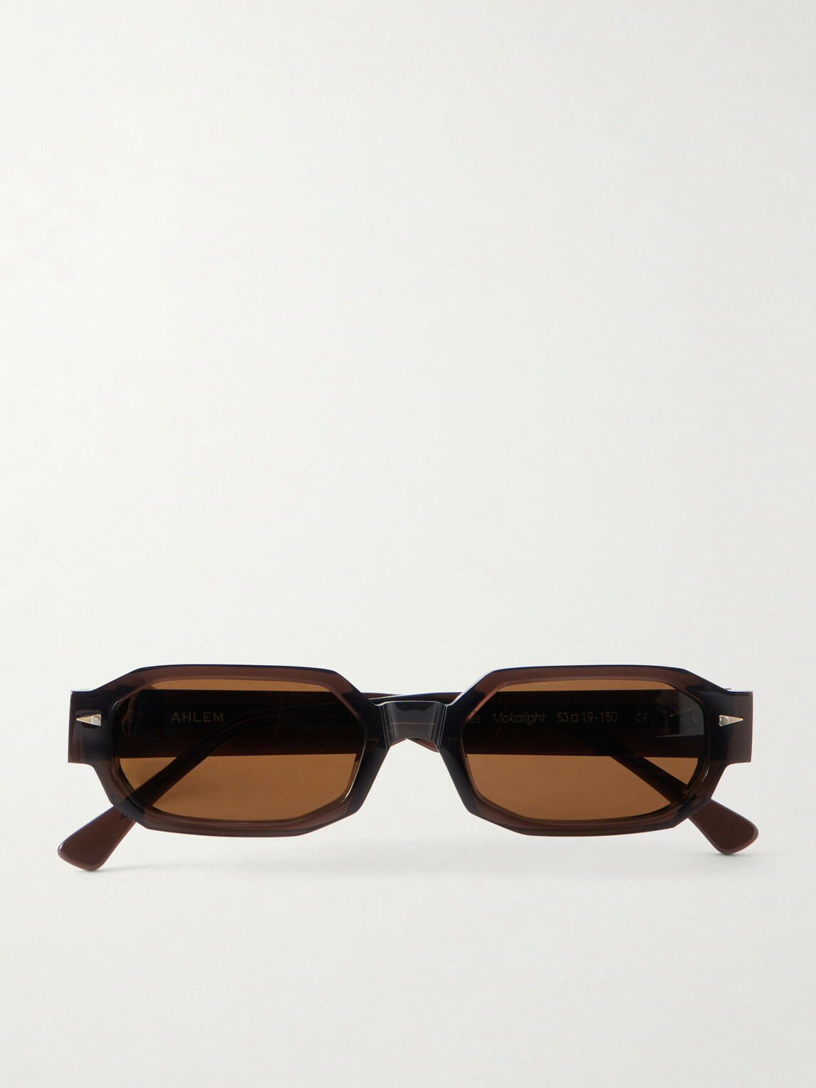 AHLEM - Jules Oval-Frame Tortoiseshell Acetate Sunglasses