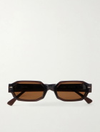 AHLEM - Jules Oval-Frame Tortoiseshell Acetate Sunglasses