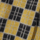 Awake NY Checked Mohair Crew Knit in Yellow