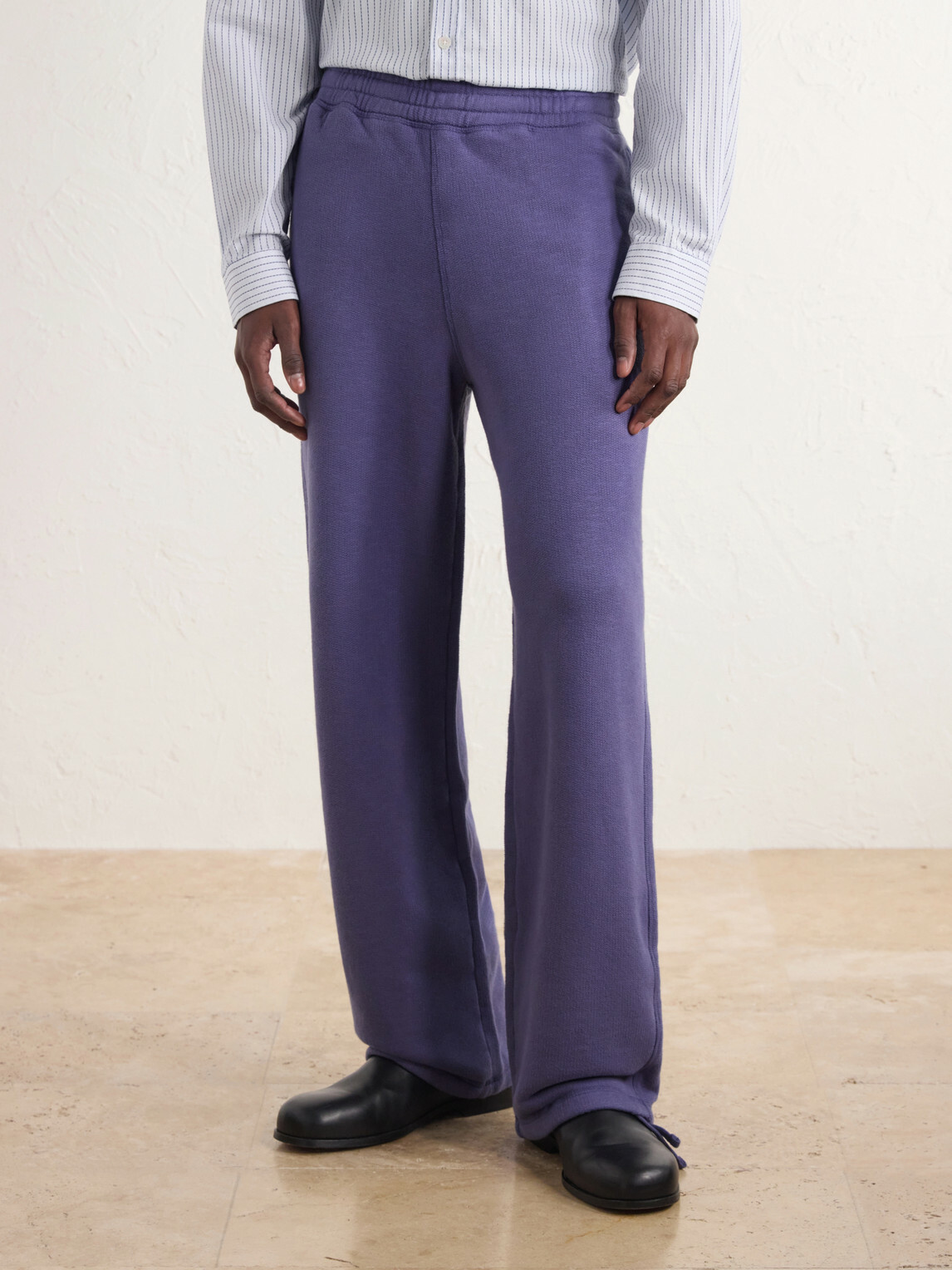Aimé Leon Dore - Marina Straight-Leg Cotton-Jersey Sweatpants - Blue